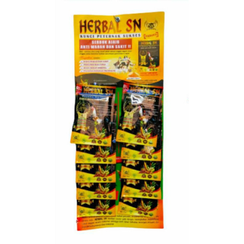 HERBAL SN JAMU HERBAL LENGKAP UNTUK AYAM UNGGAS ANAKAN DEWASA