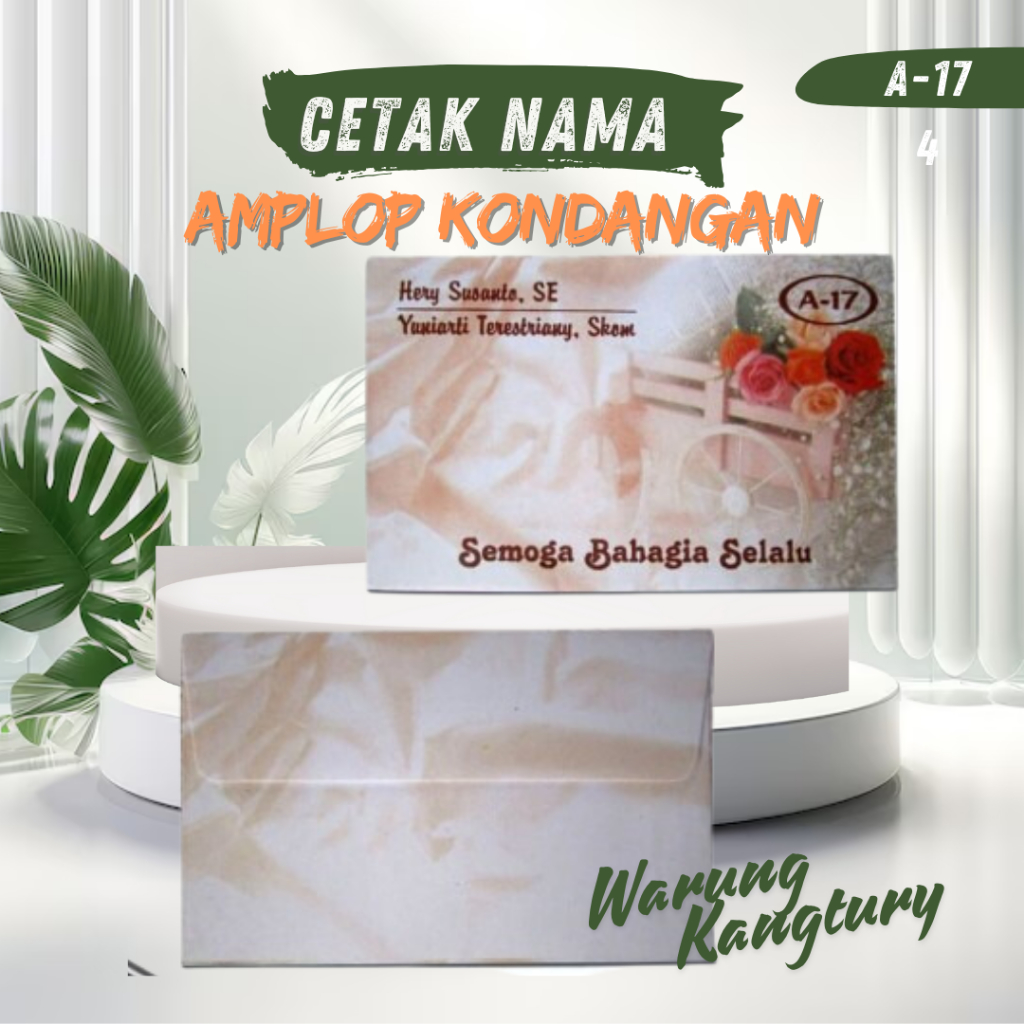 

Amplop sumbang /Angpau Motif falah A-17