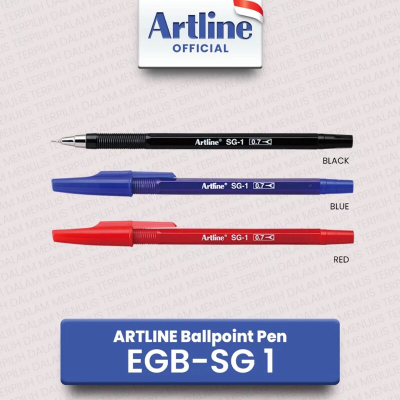 

Artline Ballpoint Pen EGB-SG 1 (Merah dan Biru)