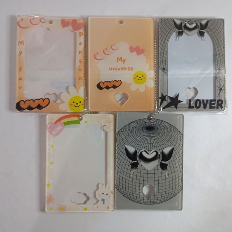 

[READY] CARDHOLDER/CAHOL/PHOTOCARD HOLDER KPOP ACRYLIC (BACA DESKRIPSI)