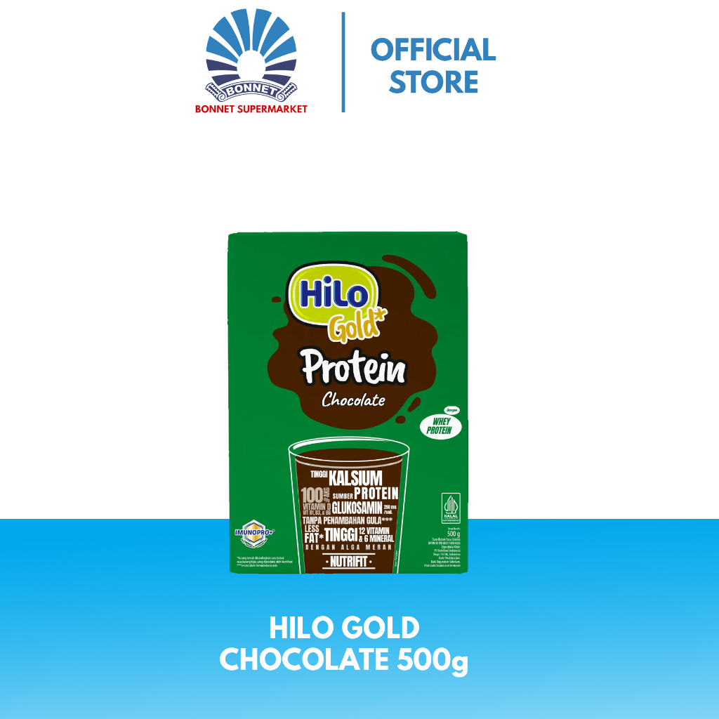 

Hilo Gold Chocolate 500g - Susu Tinggi Kalsium