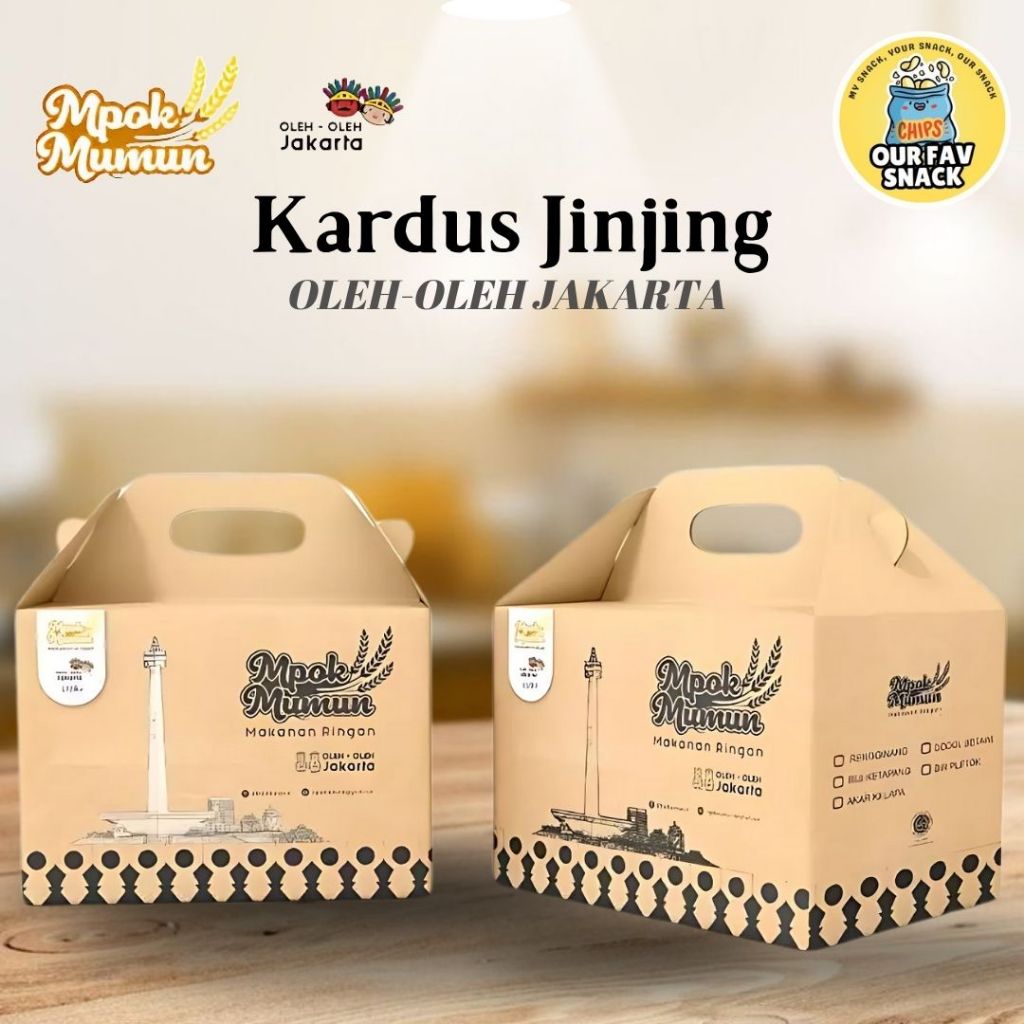

Kardus Jinjing Mpok Mumun Kardus Oleh Oleh Betawi Oleh Oleh Jakarta