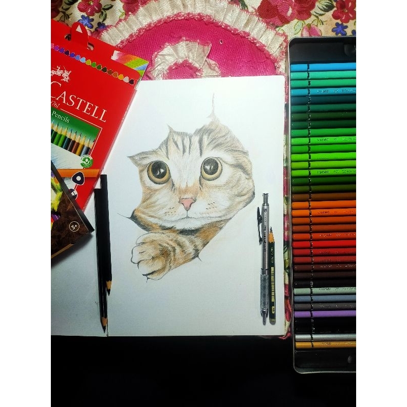 

Sketsa Gambar Portrait berwarna ukuran variasi murah