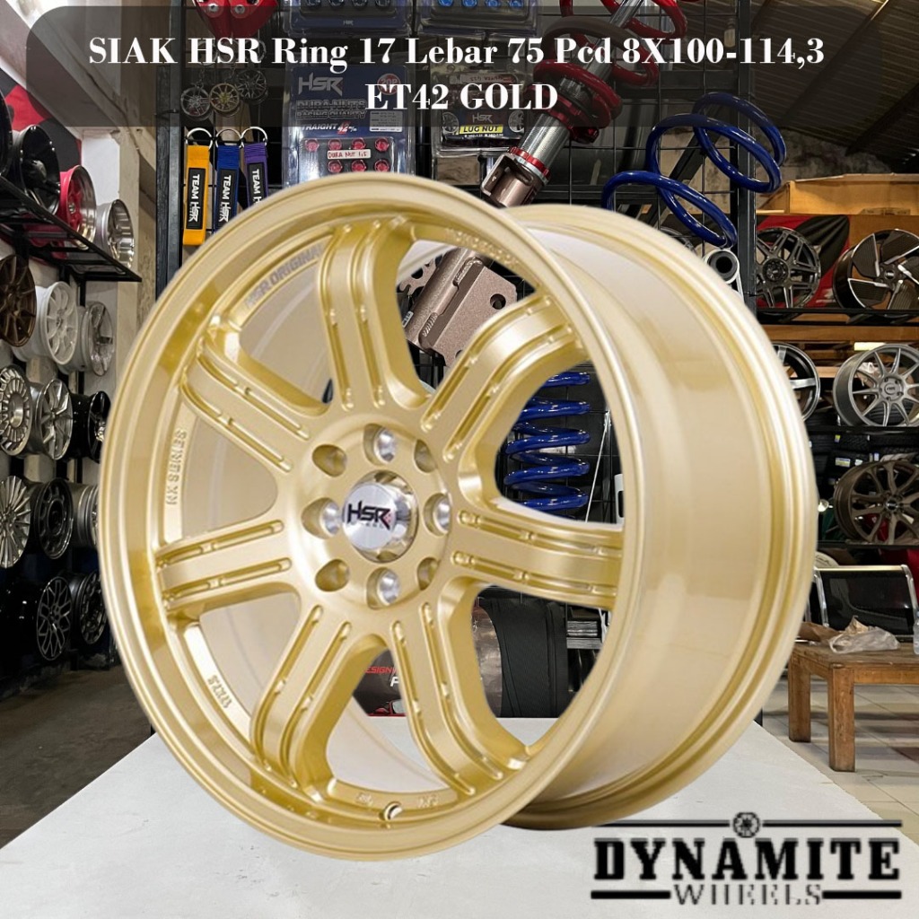 velg honda jazz ring 17 lebar 7,5 hsr untuk mobilio freed city avanza xenia rocky raize