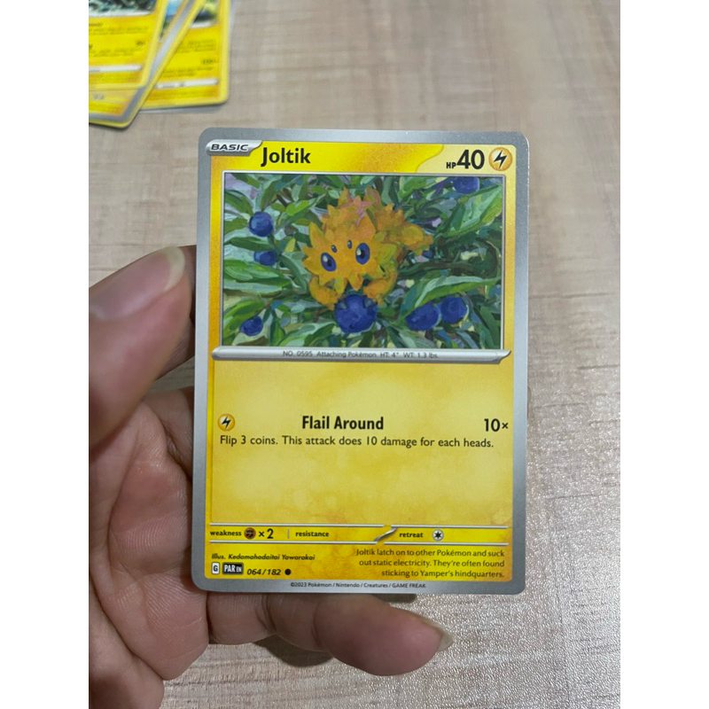 kartu pokemon original joltik 064/182