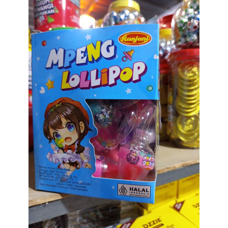 

( 1 BOX ISI 24 PCS) PERMEN DOT LOLI Rp. 2000