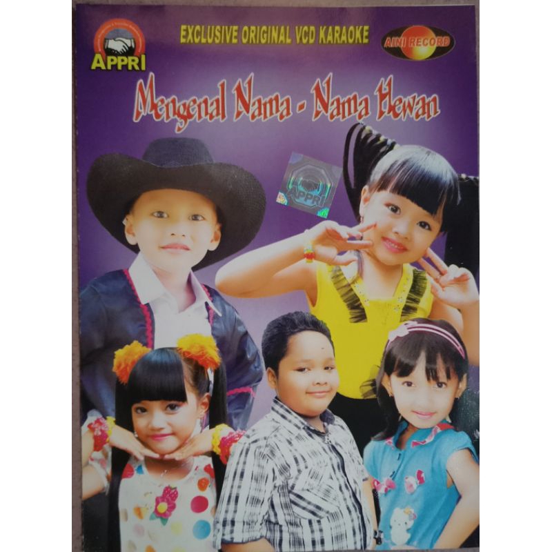 VCD original mengenal nama nama hewan