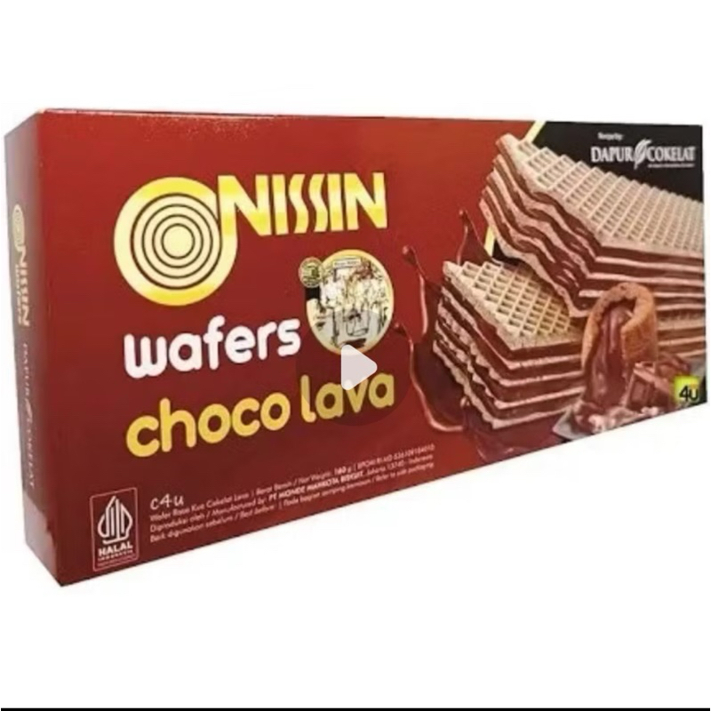 

wafer Nissin banoffee atau Chocolava