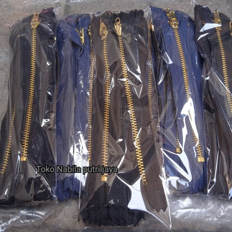 1 lusin - Resleting levis, Resleting celana jeans