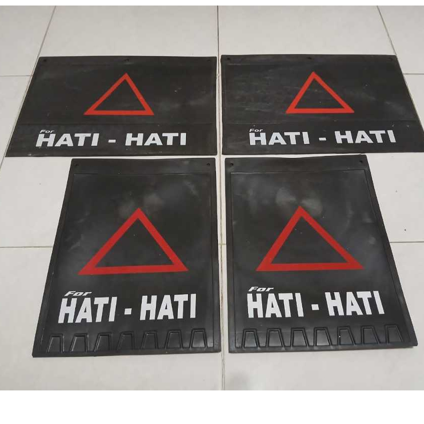 Karpet Lumpur pelindung percikan roda Hati hati depan dan belakang universal L300, Truk Mini