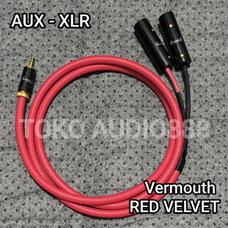 Kabel AUX - XLR, Vermouth Red Velvet