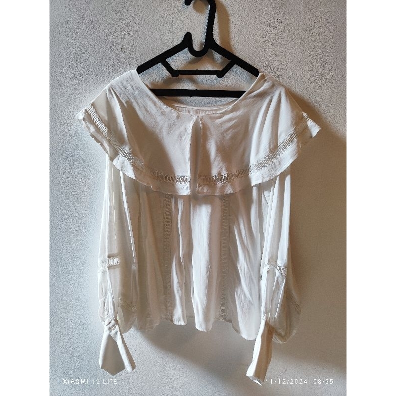 GRL white top preloved
