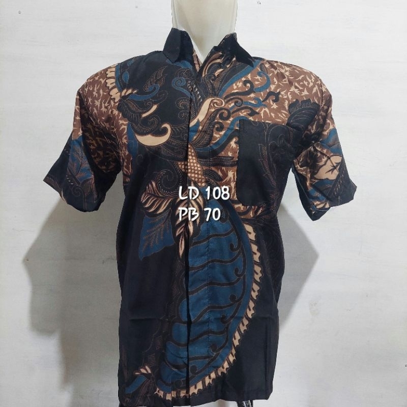Batik Pria lengan PENDEK / Baju Batik Lengan Pendek