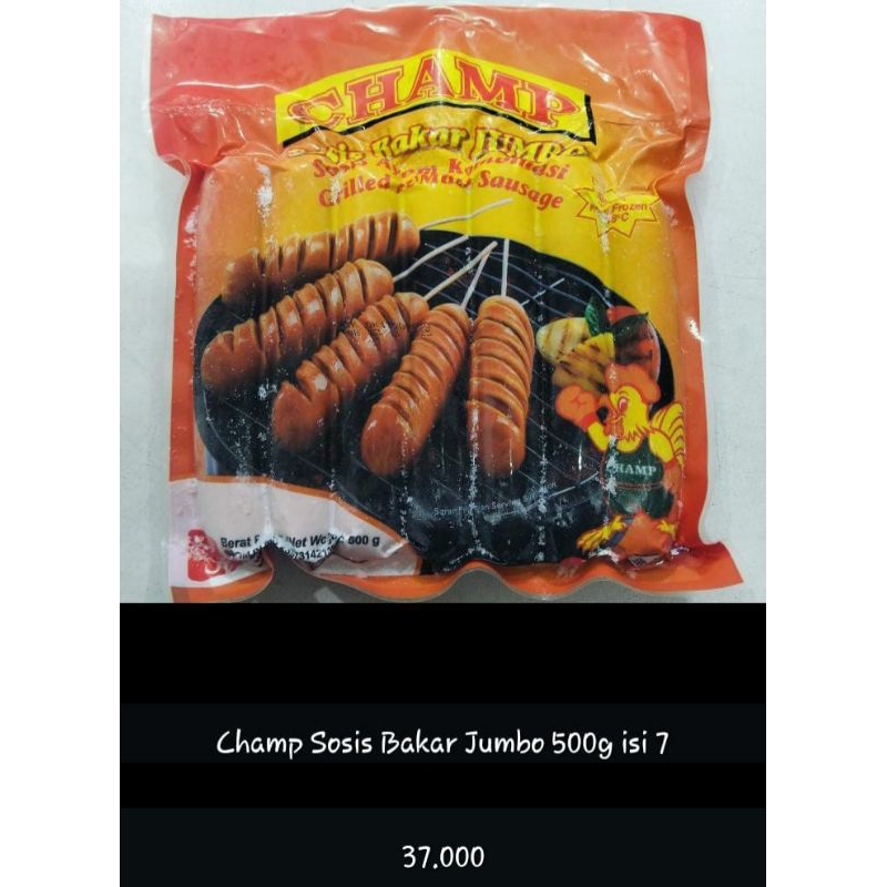 

champ sosis bakar jumbo 500gr