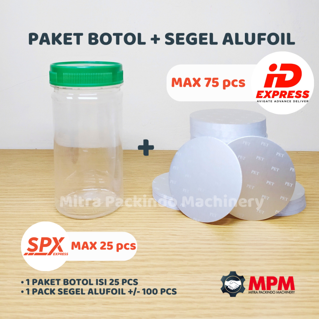 Botol Sambal Plastik PET jar 200ml Botol Bumbu Selai Sambal