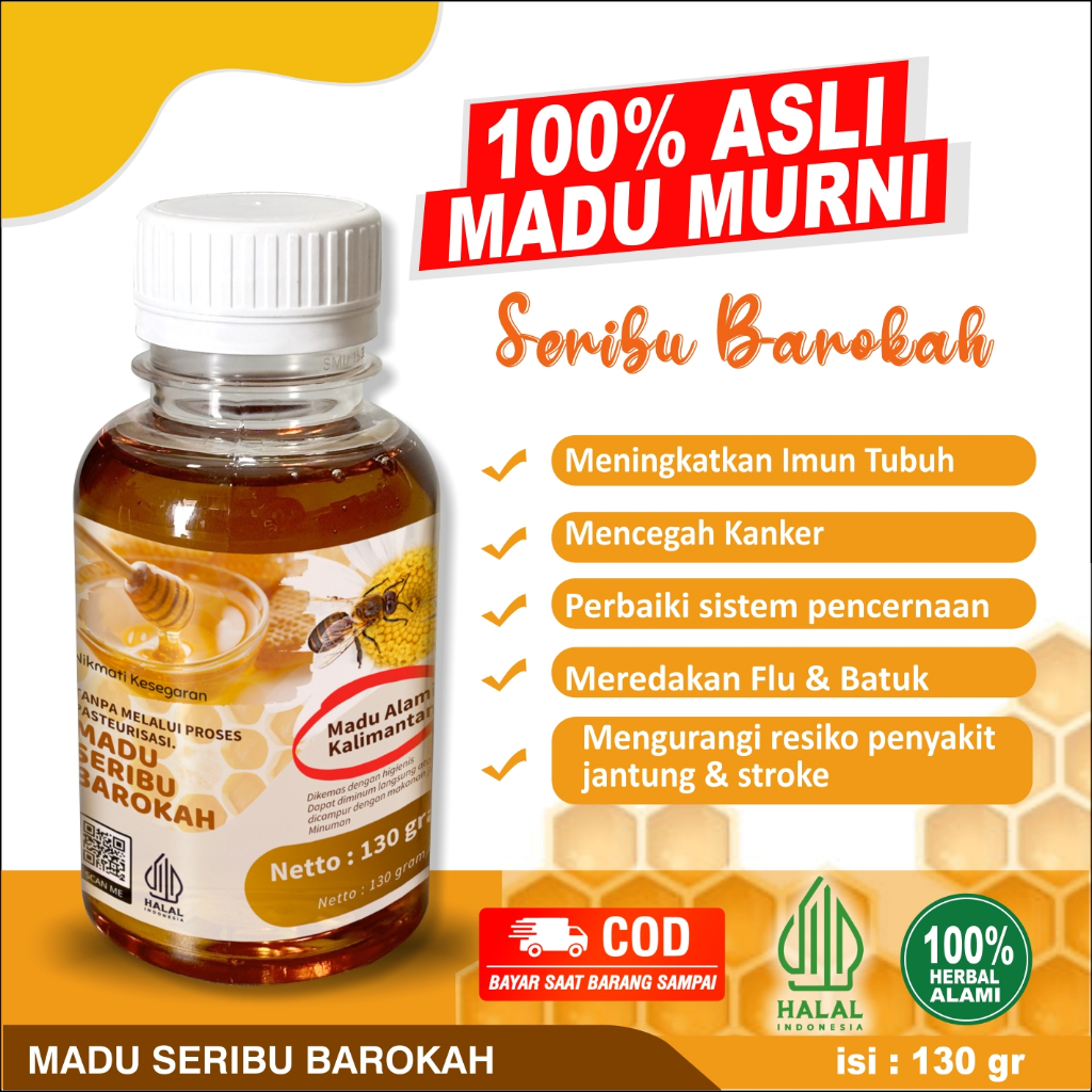 

Promo Madu Asli Madu Seribu Barokah Berkhasiat Mengurangi Resiko Penyakit Jantung