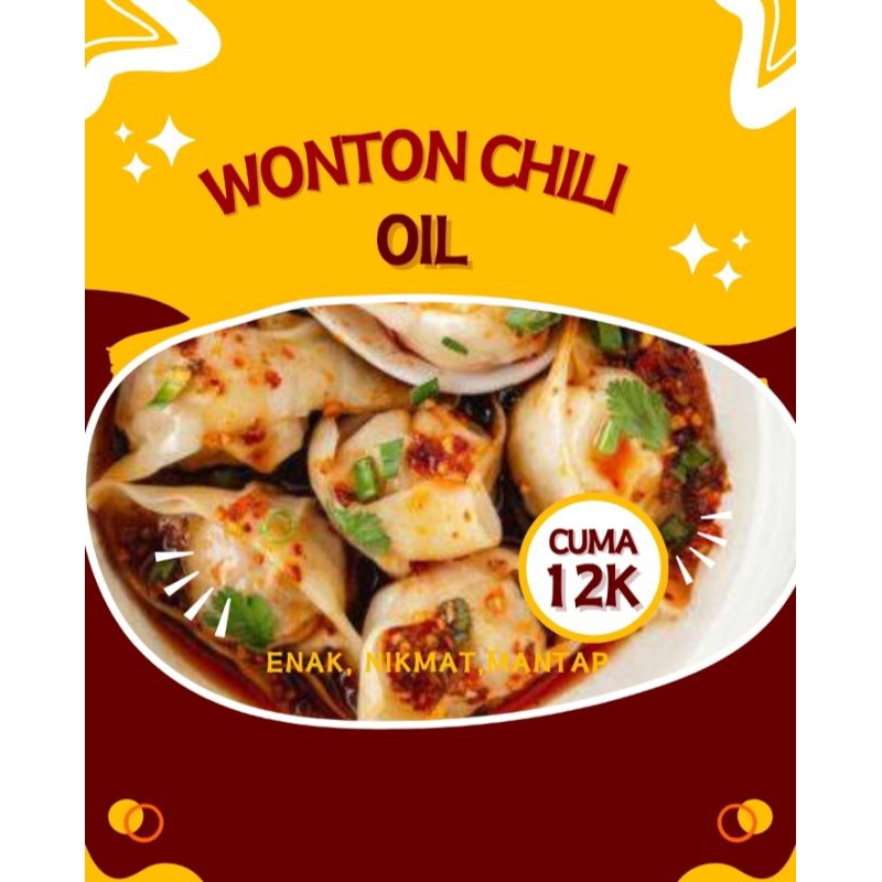

wonton chili oil