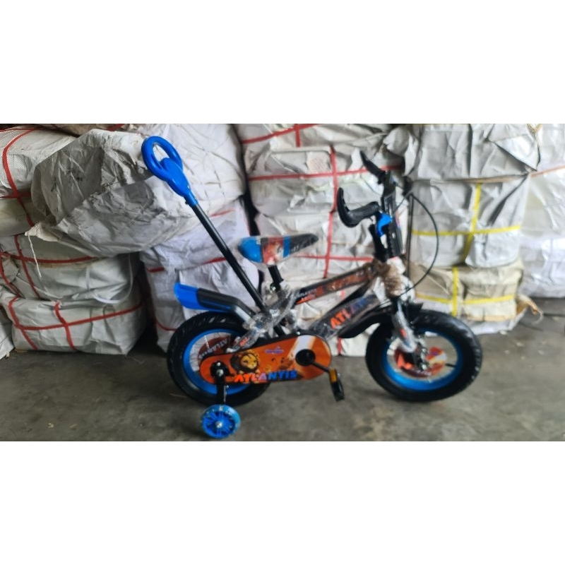 sepeda 12 bmx foster / atlantis / velion dorongan pompa