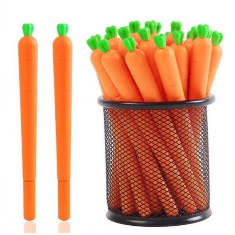 

Pulpen Air Bentuk Wortel Carrot Lucu (3 PCS)