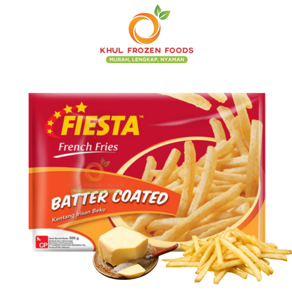 

Fiesta Shoestring Butter Coated 500gr/ FIESTA / Kentang goreng rasa butter / French Fries