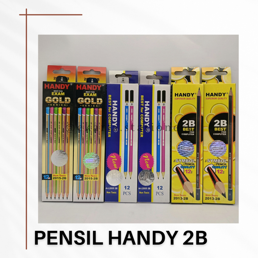 

PENSIL HANDY 2B | PENSIL UJIAN | PENSIL 2B | PENSIL HANDY | 12 PCS LEBIH MURAH | PENSIL HANDY 2013 - 2B | PENSIL HANDY 2005 - 2B | PENSIL HANDY GOLD 2015 2B | EKARIA STATIONERY
