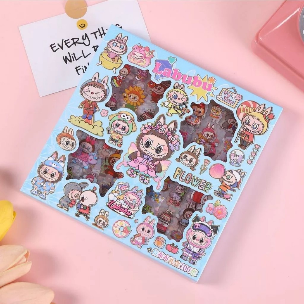 

Stiker Anti Air Karakter LABUBU Dengan Kualitas Tahan Air Sangat Cocok Untuk Mendekorasi