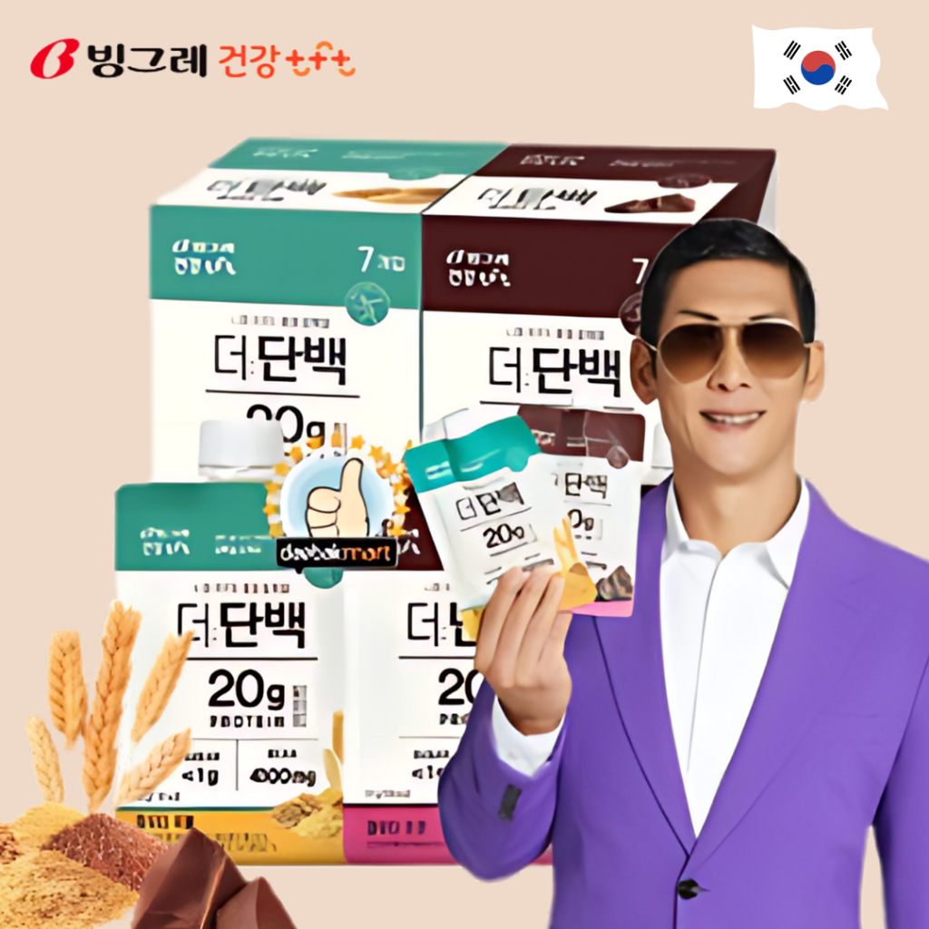 

[READY STOCK] Binggrae The Protein Powder Pouch 39g (Choco, Multi-grain)