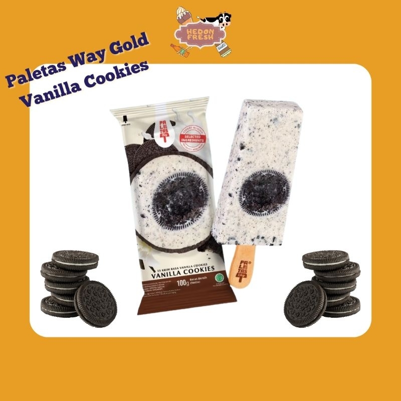 

Ice Cream Paletaa Wey Gold Vanilla Cookies