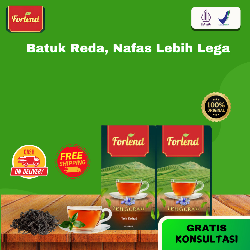 

FORLEND Teh Gurah Original - Membantu Atasi Permasalahan Lendir & Dahak - 2 Box Belum ada penilaian