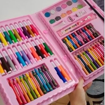 

Crayon Set Isi 86 Pensil Warna Cat Air Alat Lukis Karakter Stationary Color KRAYON