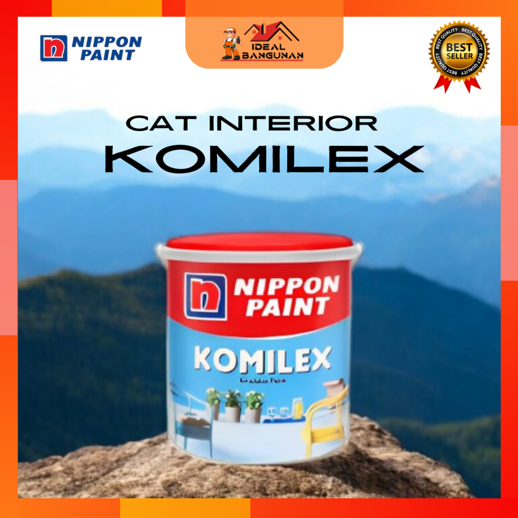 [READY] CAT TEMBOK KOMILEX* 4,5 KG | CAT NIPPON PAINT | CAT TEMBOK INTERIOR | CAT | PAINT