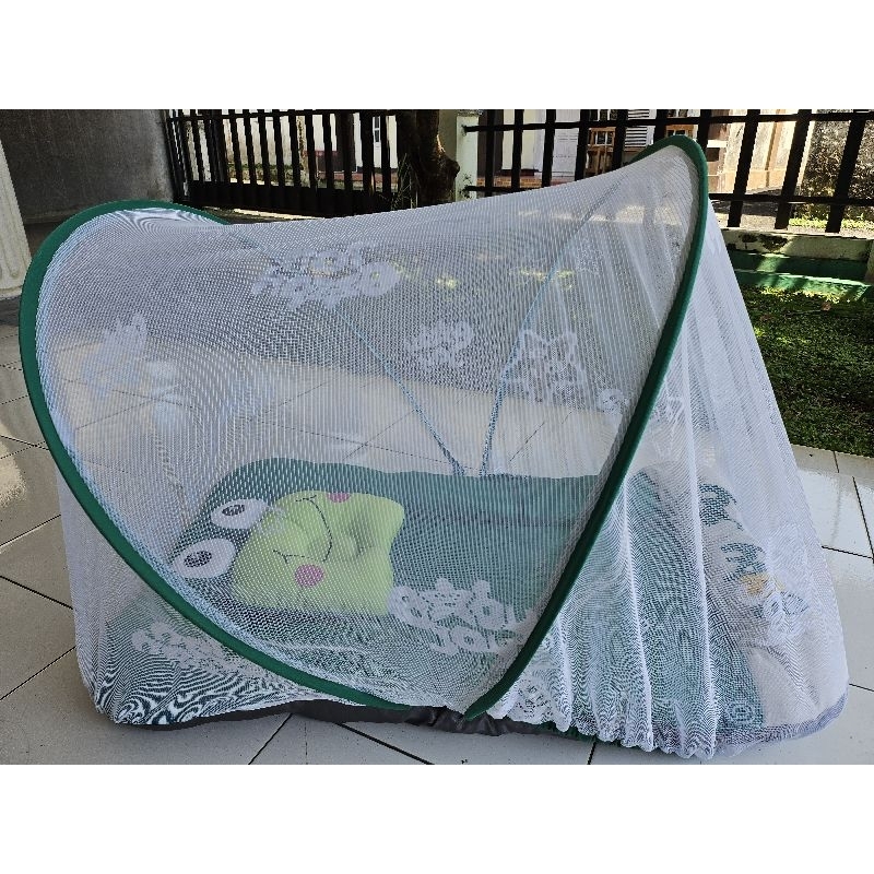 Preloved Kasur Kelambu Bayi Tempat Tidur Matras Bantal Bekas