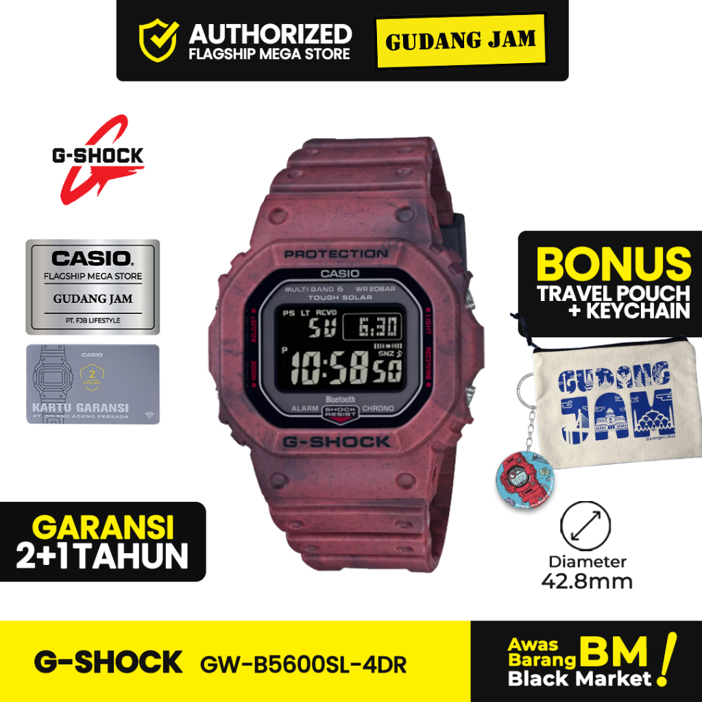 Jam Tangan G-Shock GW-B5600SL-4DR GW-B5600SL GW-B5600 GWB5600SL GW B5600SL