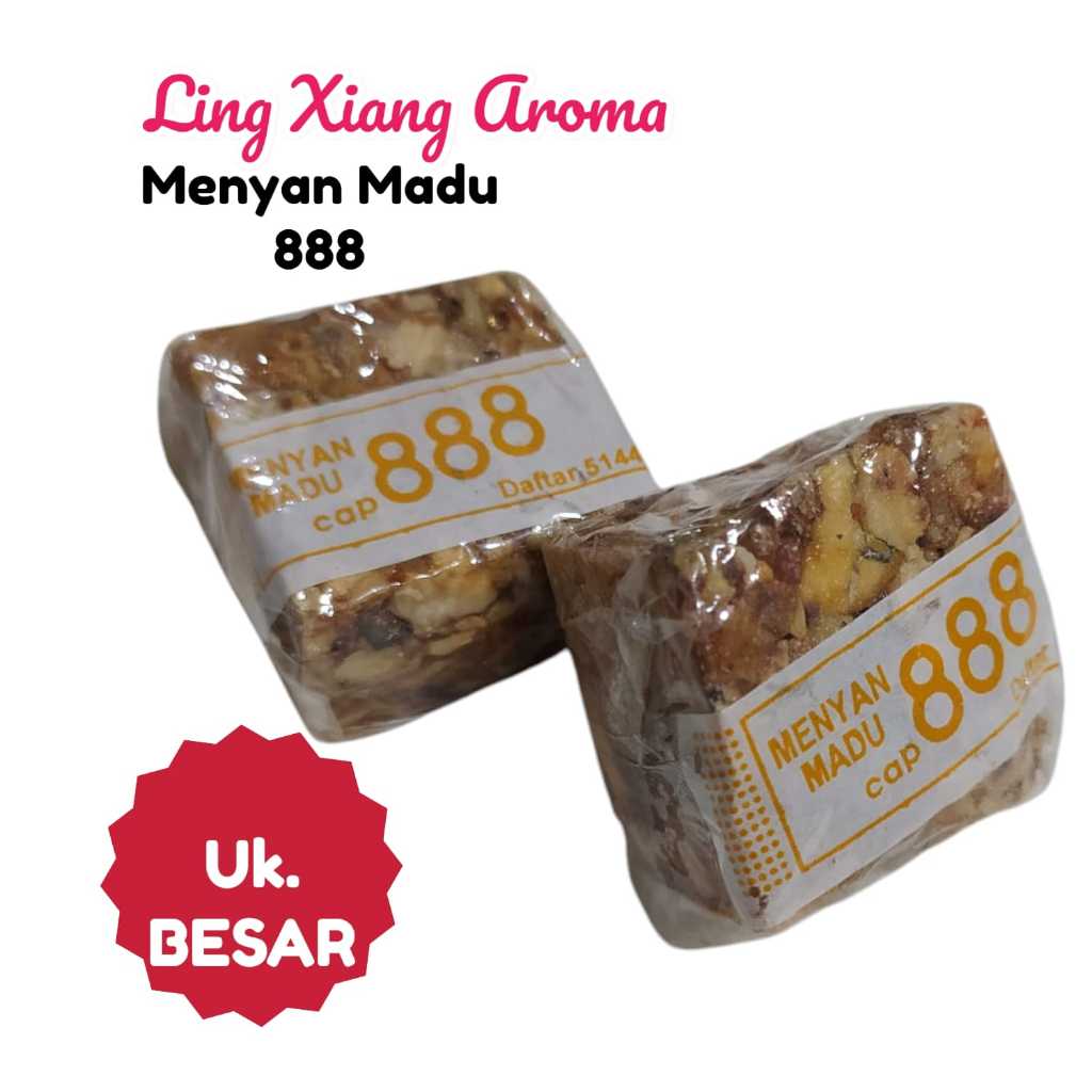 Kemenyan Madu CAP 888 Ukuran Besar Harum Wangi Asli Menyan Jawa