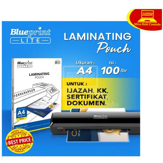 

PLASTIK LAMINATING FILM BLUEPRINT UKURAN A4