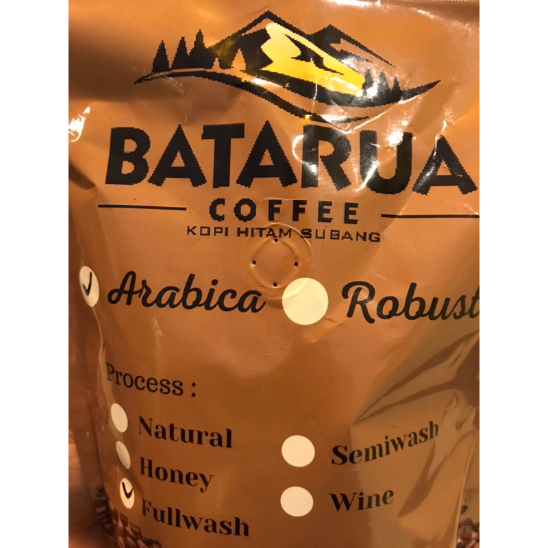 

Serbuk Kopi Batarua jenis Arabika 250 gram