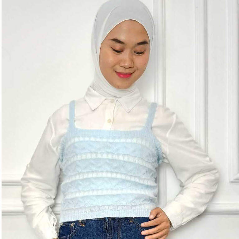 MKY CLOTHING TANKTOP RAJUT CROP