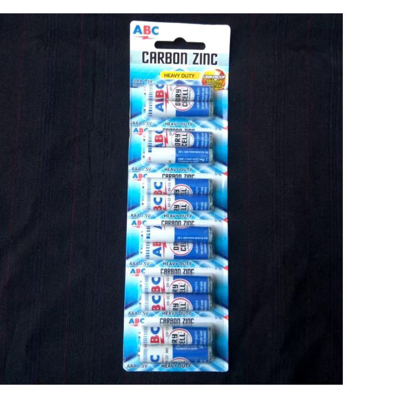 Baterai ABC biru / baterai ABC biru AAA isi 12 pcs