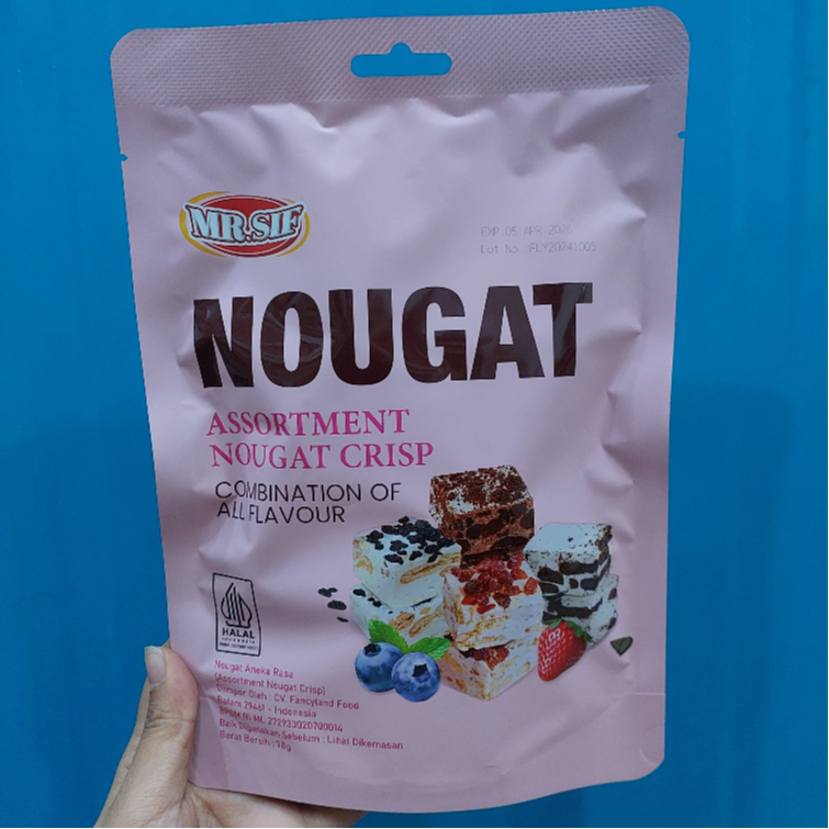 

Mr.Sif Nougat Crisp 70 gr/ Assortment / Chocolate / Cookies and Cream