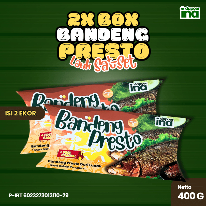 

2 DUS Bandeng Presto Duri Lunak Dapoer Ina - Isi 2 Ekor