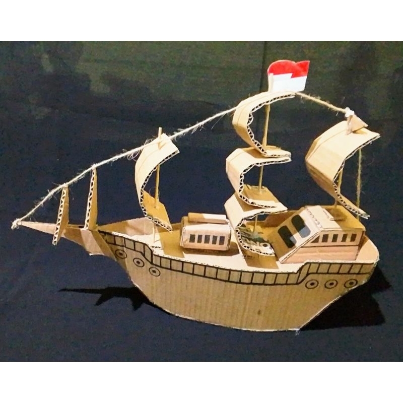 

MINIATUR KAPAL PRAKARYA DARI KARDUS | UNTUK TUGAS SEKOLAH ATAU PAJANGAN