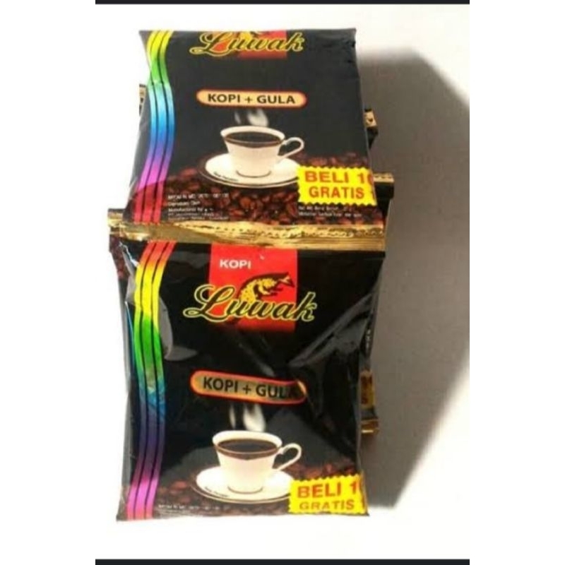 

LUWAK WHITE COFFE (KOPI+GULA) 1 SACHET isi 15pcs