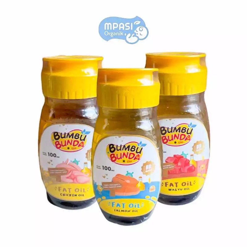 BUMBU BUNDA ELIA BB BOOSTER WAGYU FAT OIL SALMON FAT OIL CHICKEN FAT OIL Minyak MPASI / BB Booster M