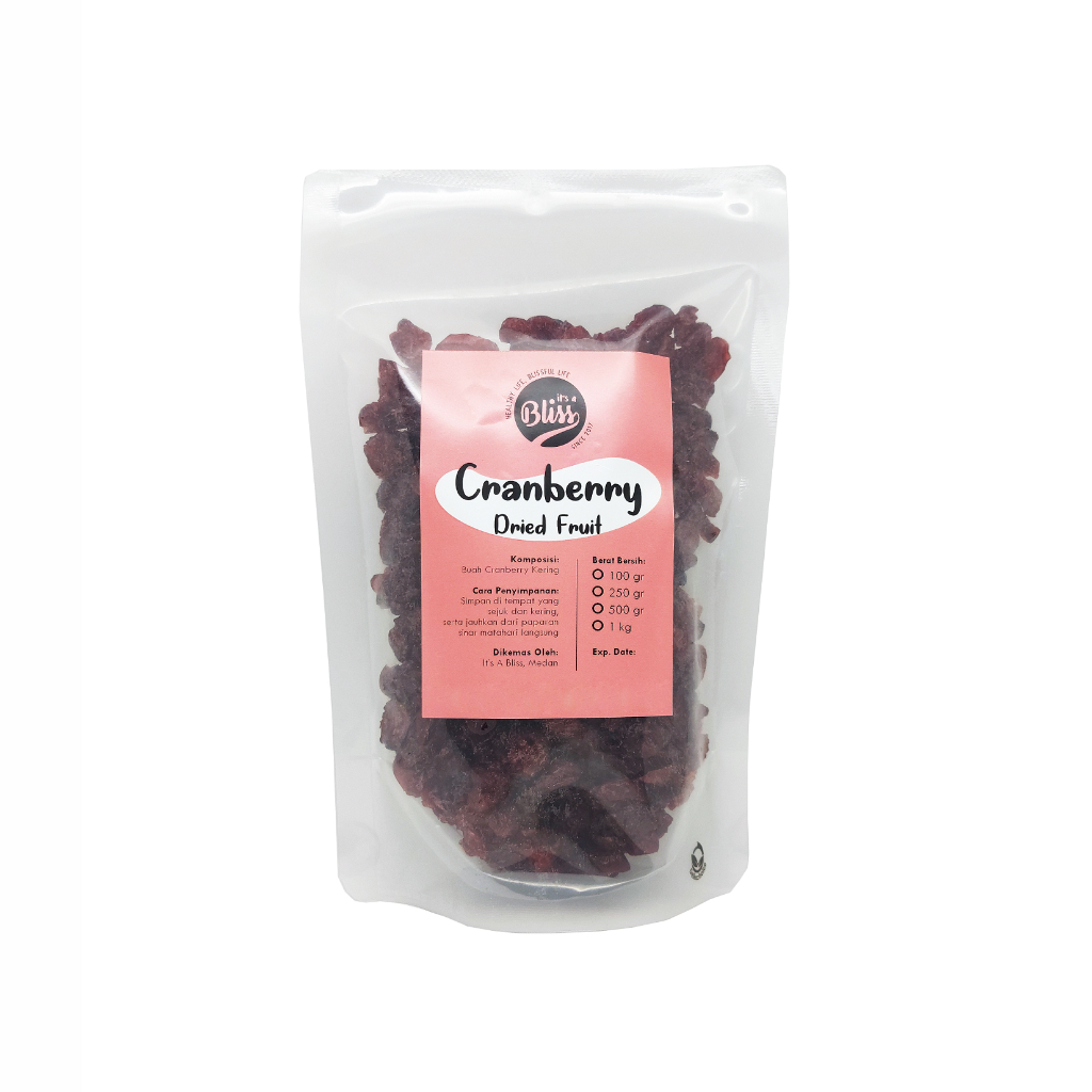 

Dried Cranberry (500 gr) / Buah Kranberi Kering