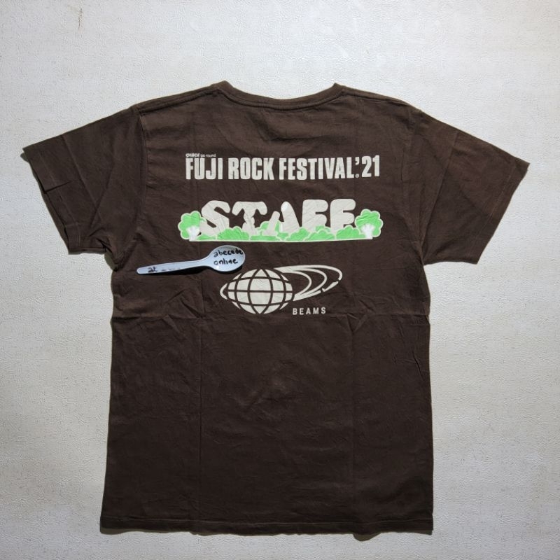 FUJI ROCK FESTIVAL 21 official STAFF t shirt size M