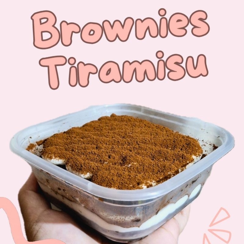 

[Paket Isi 4 & 6] Dessert Box Brownies Tiramisu Strawberry Keju Coklat Lumer