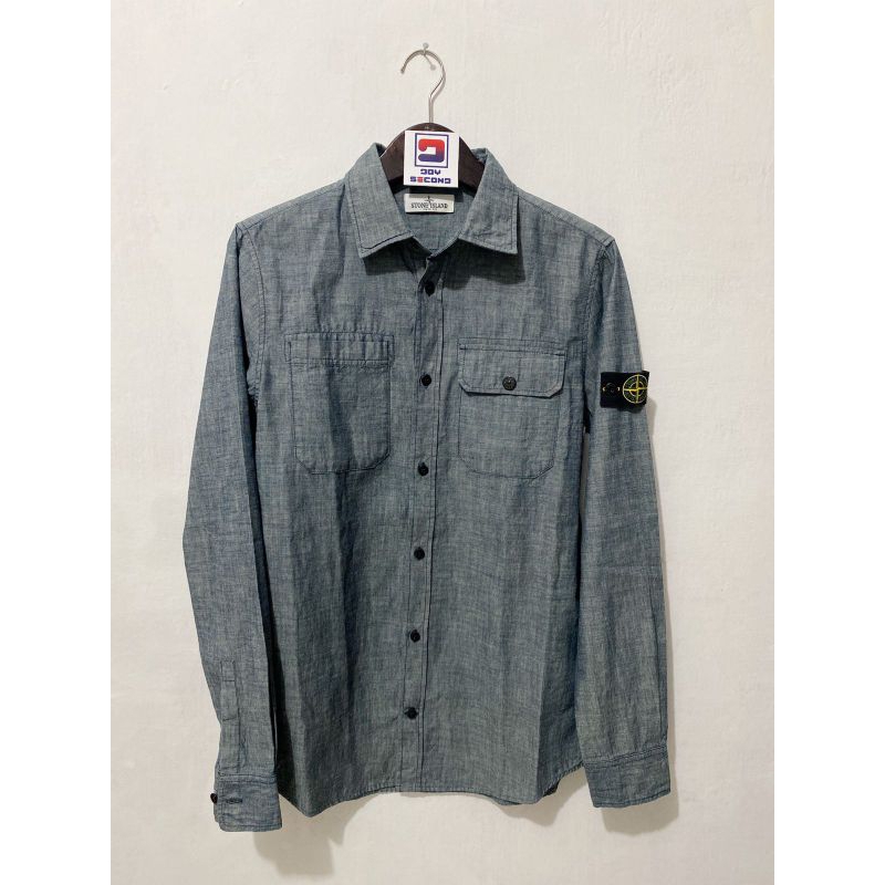 Stone Island Junior Chambray