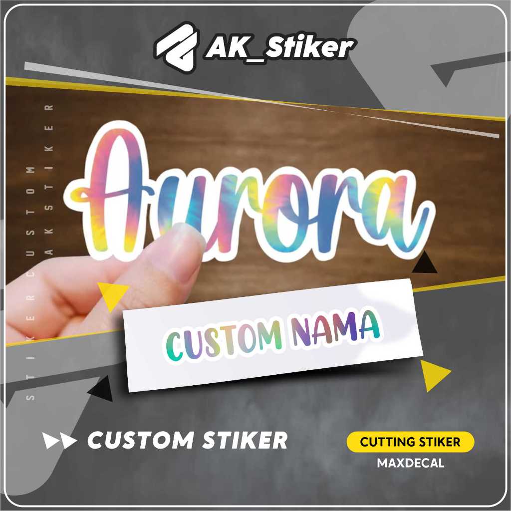 

[ SEHARI JADI ] STIKER CUTTING NAMA CUSTOM - STIKER TIMBUL ANTI AIR (TANPA MINIMAL ORDER) NEW 3