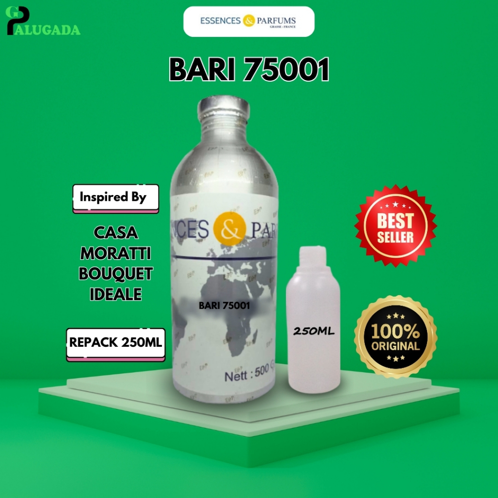BIbit Parfum Murni BARI 75001 | BOUQUET IDALE BY CASA MORATTI |  ESSENCES 250ml REPACK