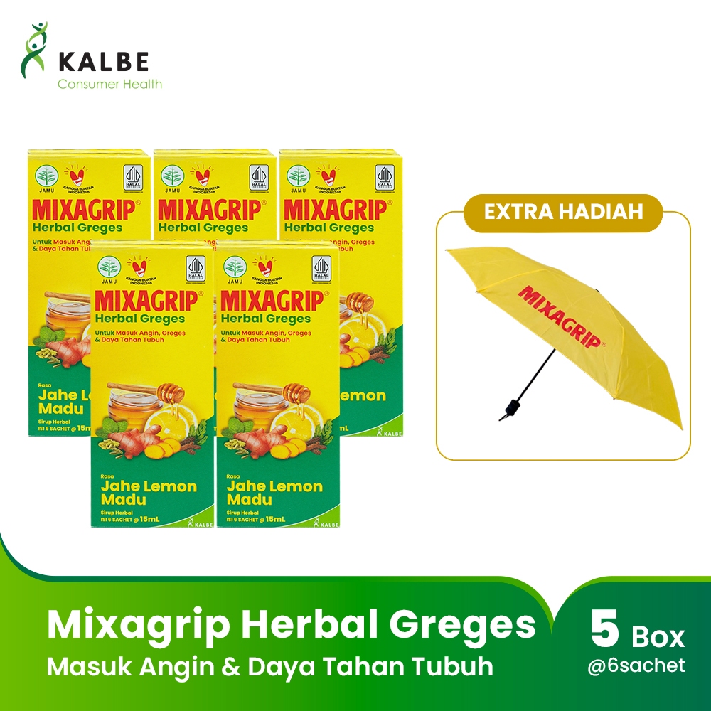 Mixagrip Greges [5 Box] + Payung Lipat Mixagrip